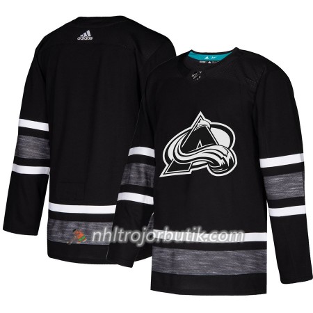 Män Ishockey Colorado Avalanche tröja Blank Svart 2019 All-Star Adidas Authentic